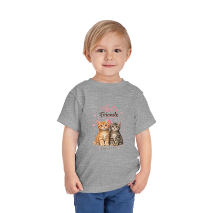 Best Friends Kitten Toddler Tee — Paws & Love Cute Cat Shirt