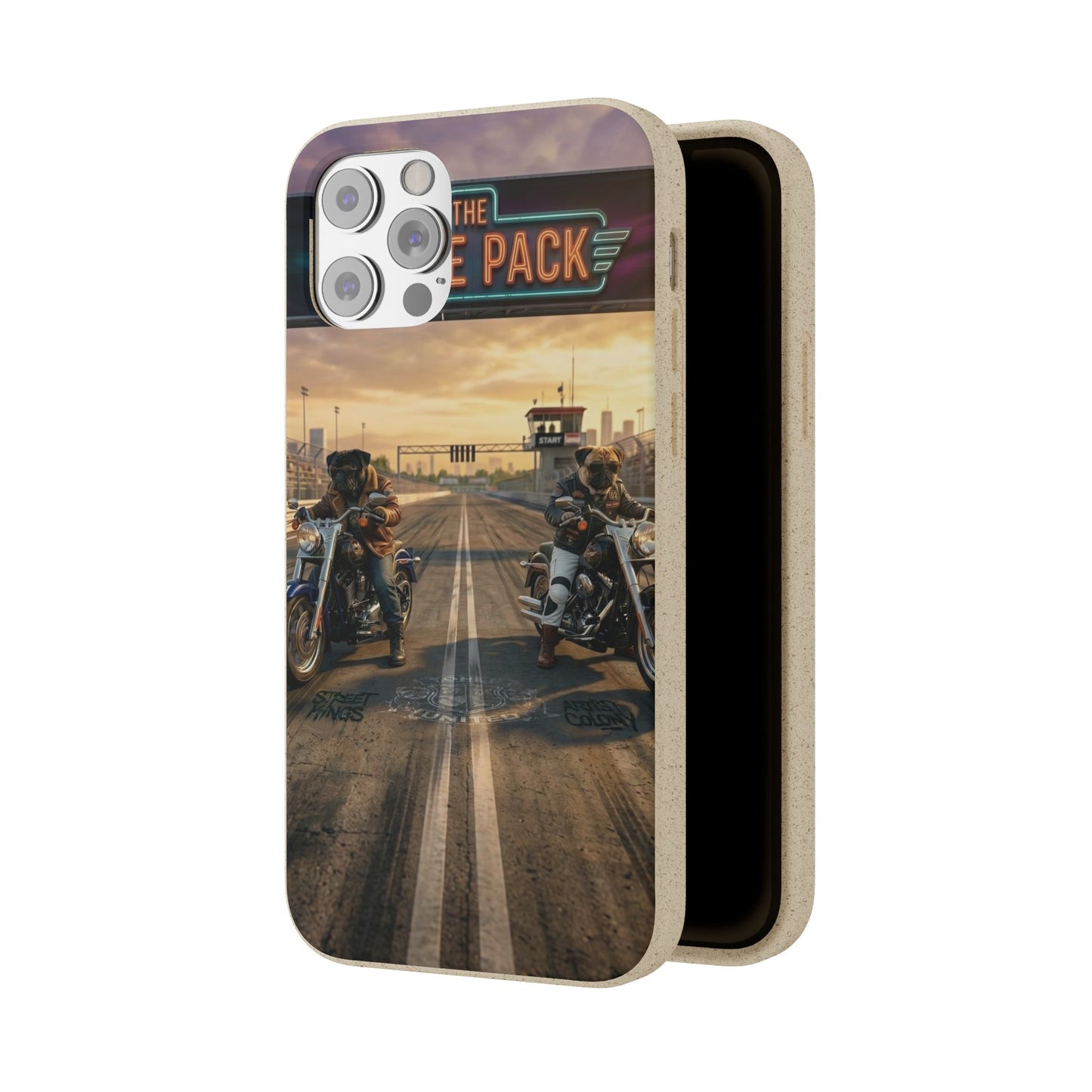 Motorcycle Road Trip Biodegradable Phone Case