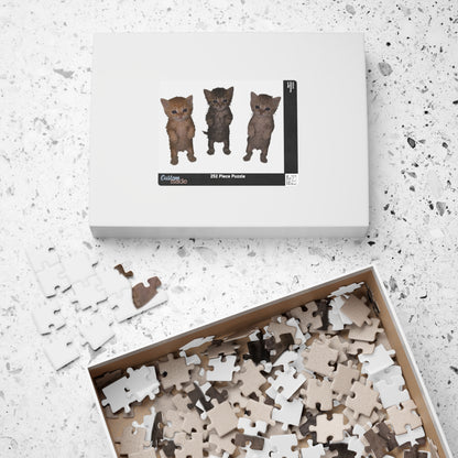 Cute Trio  Kittens Jigsaw Puzzle