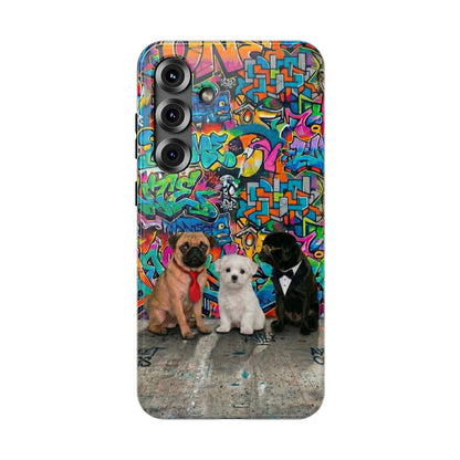 Puppy Squad Graffiti Phone Case — Impact-Resistant Protective Case