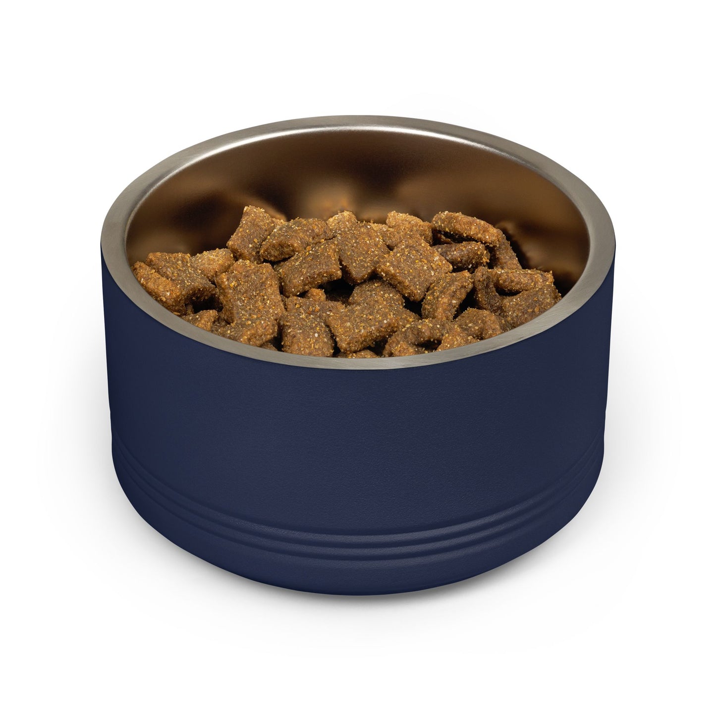 Cute Standing Kitten Stainless Steel Pet Bowl  18oz