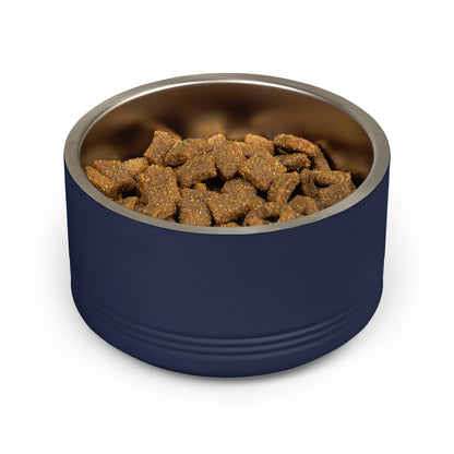 Cute Standing Kitten Stainless Steel Pet Bowl  18oz