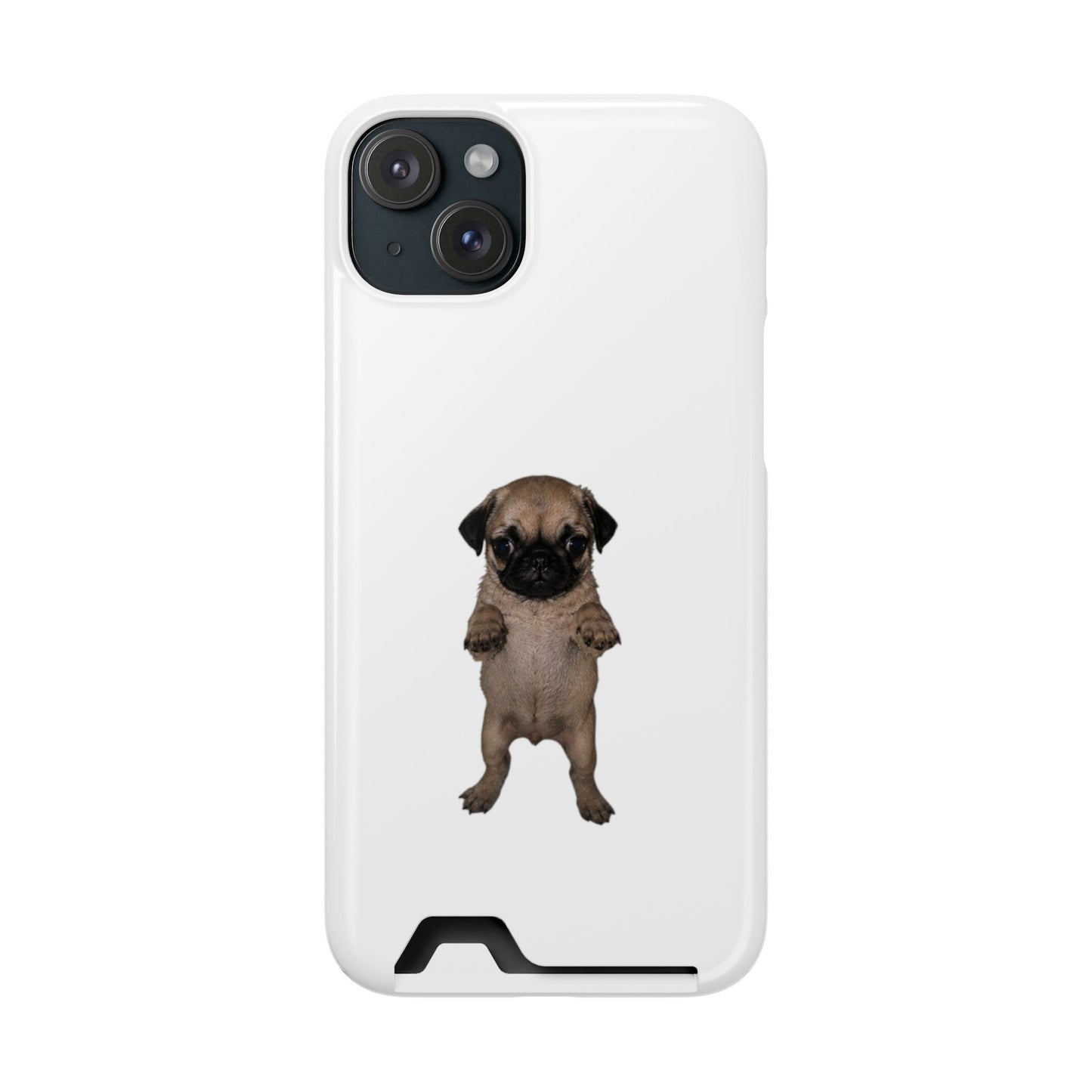 Pug Puppy Card-Holder Phone Case