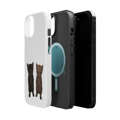 Cute Kittens Magnetic Impact-Resistant Phone Case