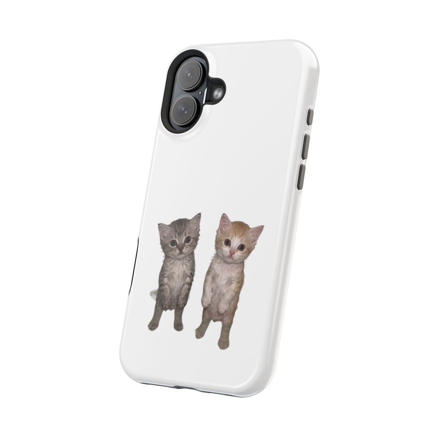 Duo Cute Kitten  Magnetic Impact-Resistant Phone Case