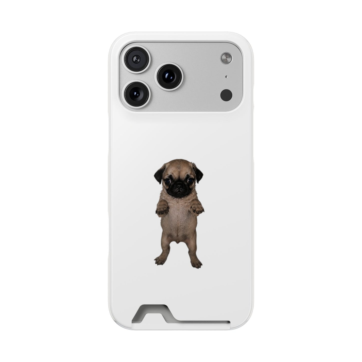 Pug Puppy Card-Holder Phone Case