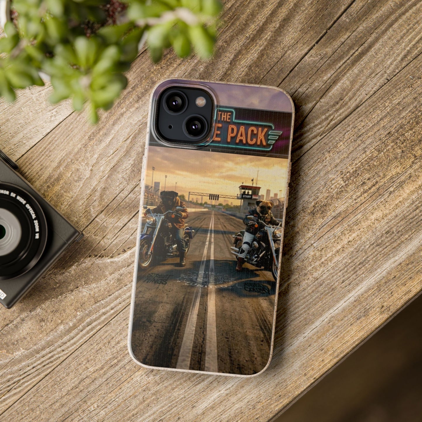 Motorcycle Road Trip Biodegradable Phone Case