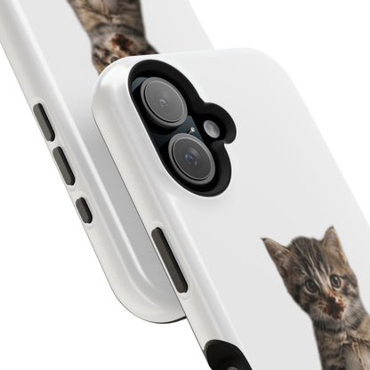 Cute Standing Kitten Magnetic Impact-Resistant Phone Case