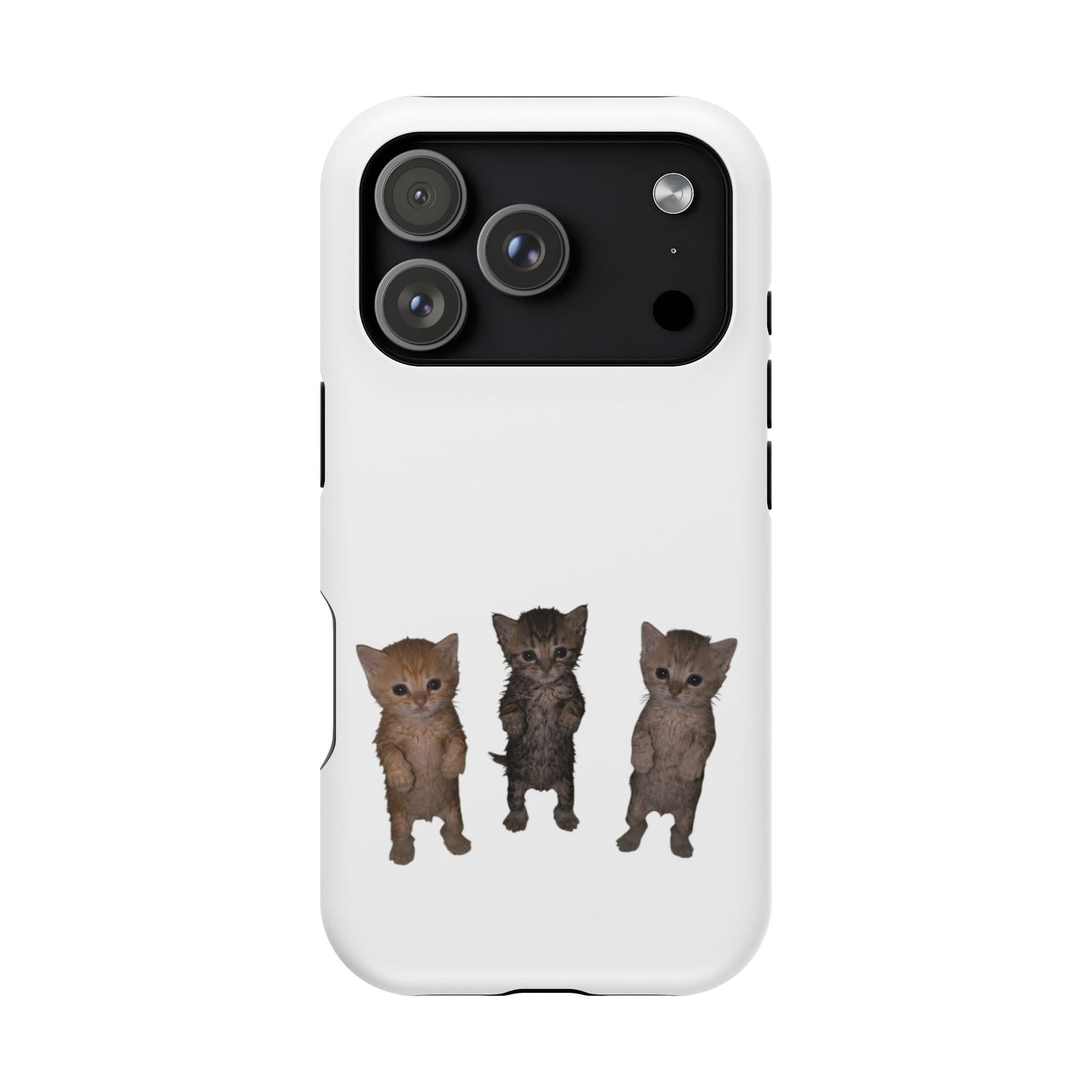 Cute Trio Kittens  Magnetic Impact-Resistant Phone Case
