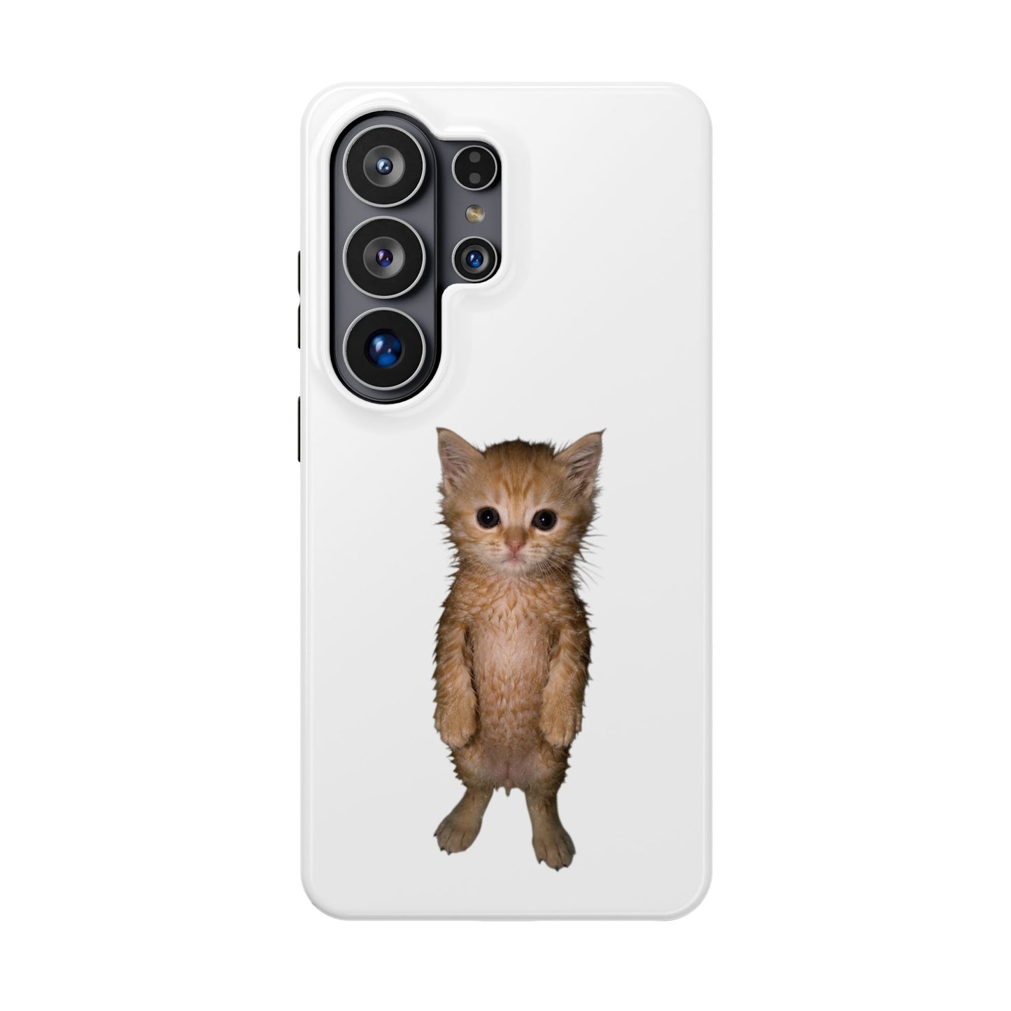 Cute Standing Kitten Magnetic Impact-Resistant Phone Case