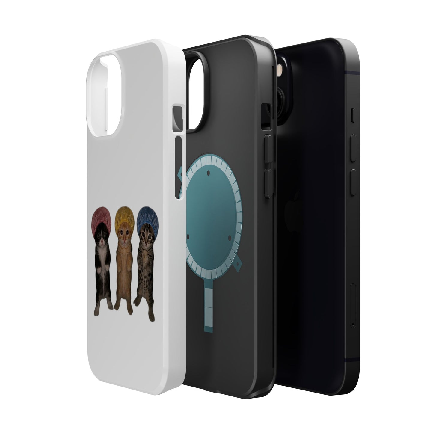 Cute Kittens in Bonnets  Magnetic Impact-Resistant Phone Case