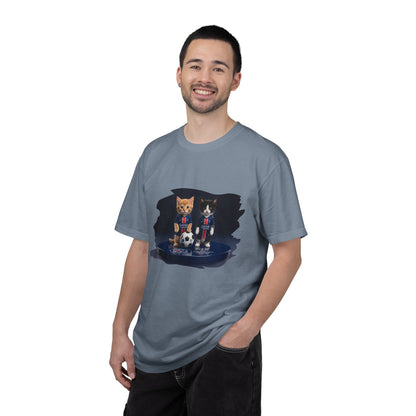 Cat Soccer Players T‑Shirt — Cute Kitten Football Graphic Tee