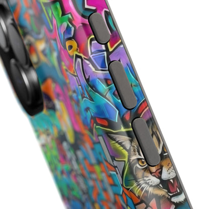 Puppy Squad Graffiti Phone Case — Impact-Resistant Protective Case