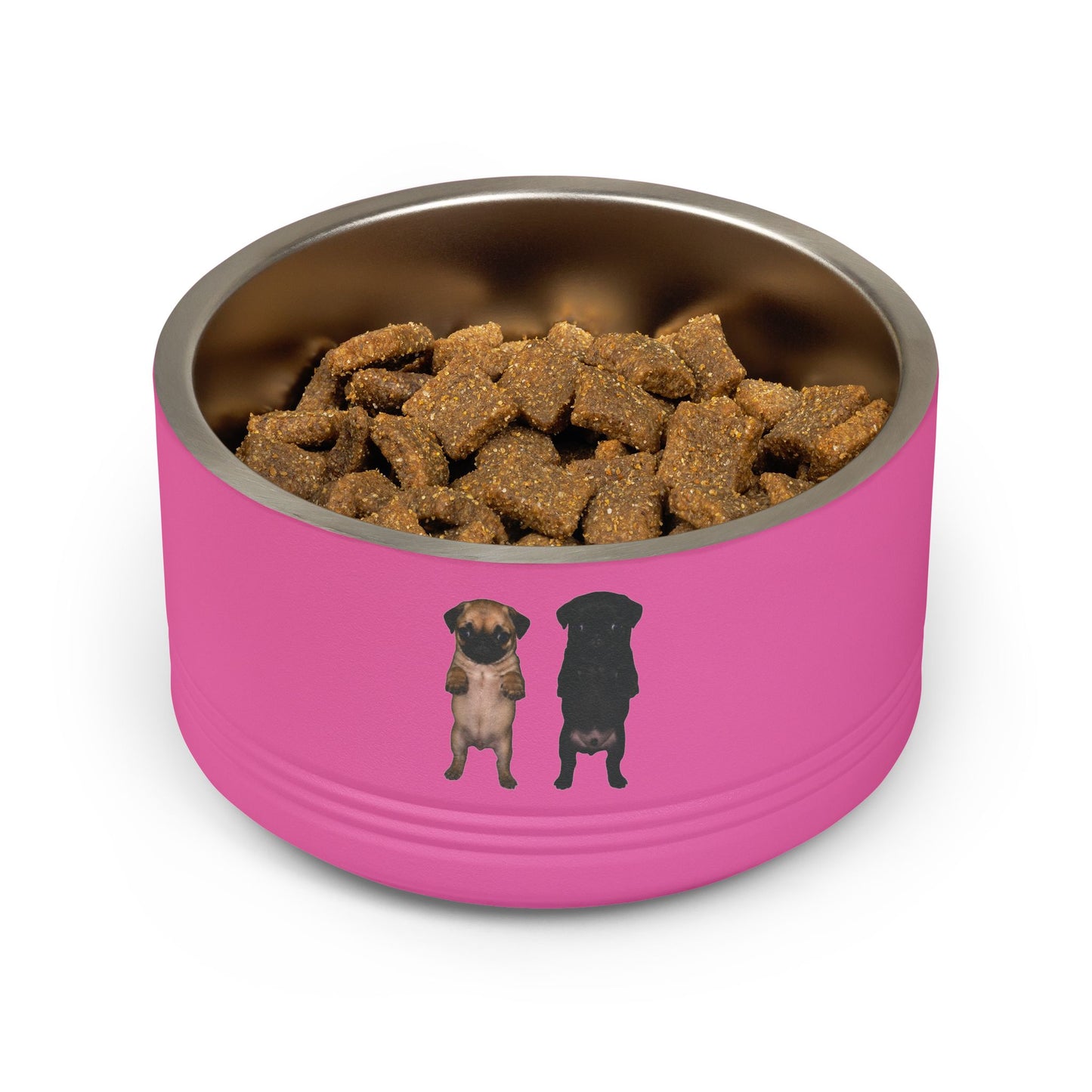 Cute Standing Puppy Dog Pet Bowl — Stainless 18oz Bowl