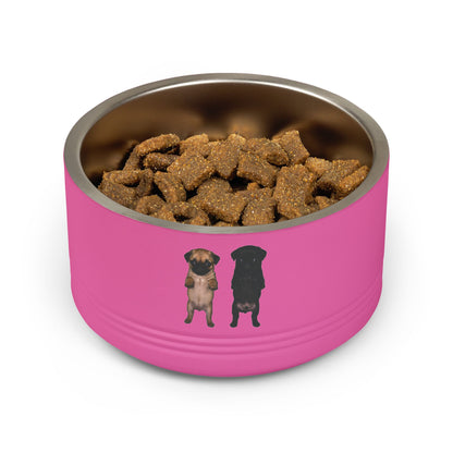 Cute Standing Puppy Dog Pet Bowl — Stainless 18oz Bowl