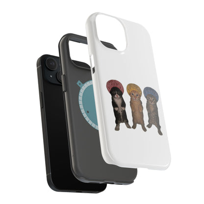Cute Kittens in Bonnets  Magnetic Impact-Resistant Phone Case