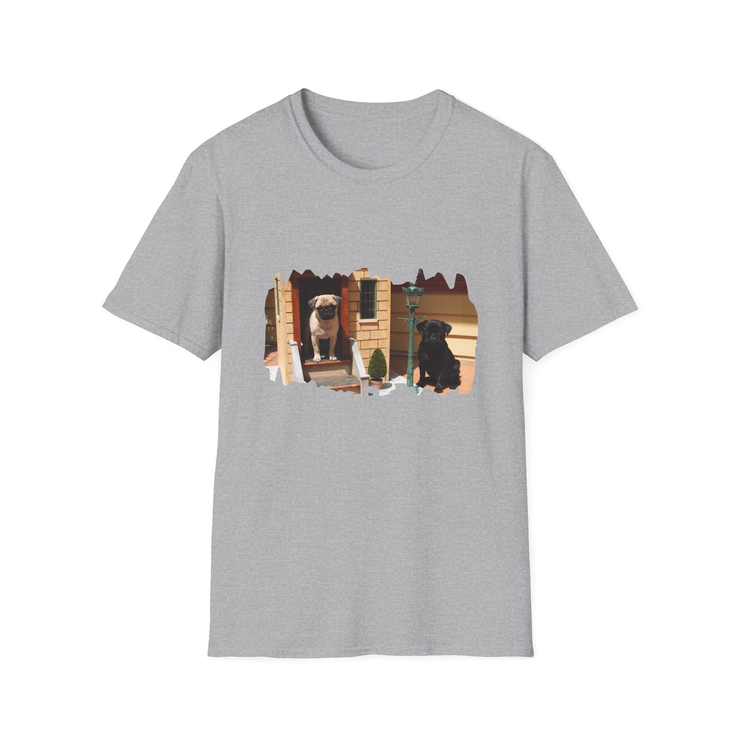 Biscuit & Nugget T‑Shirt — Cute Pet Photo Tee for Dog Lovers