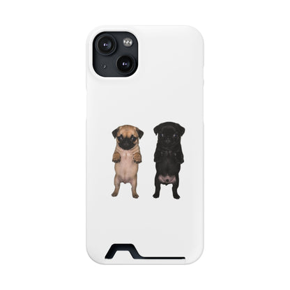 Pug Pair Card-Holder Phone Case