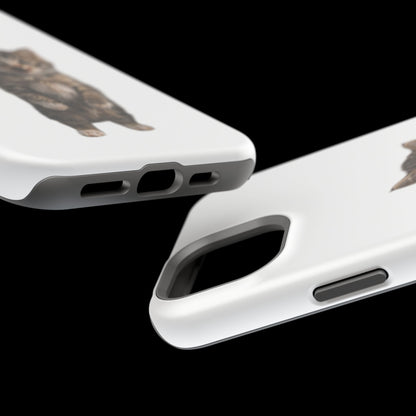 Cute Standing Kitten Magnetic Impact-Resistant Phone Case
