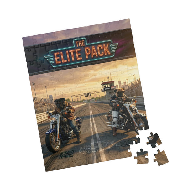 The Elite Pack Motorcycle Road Trip Puzzle — Scenic Biker Jigsaw (110/252/520/1014 pc)