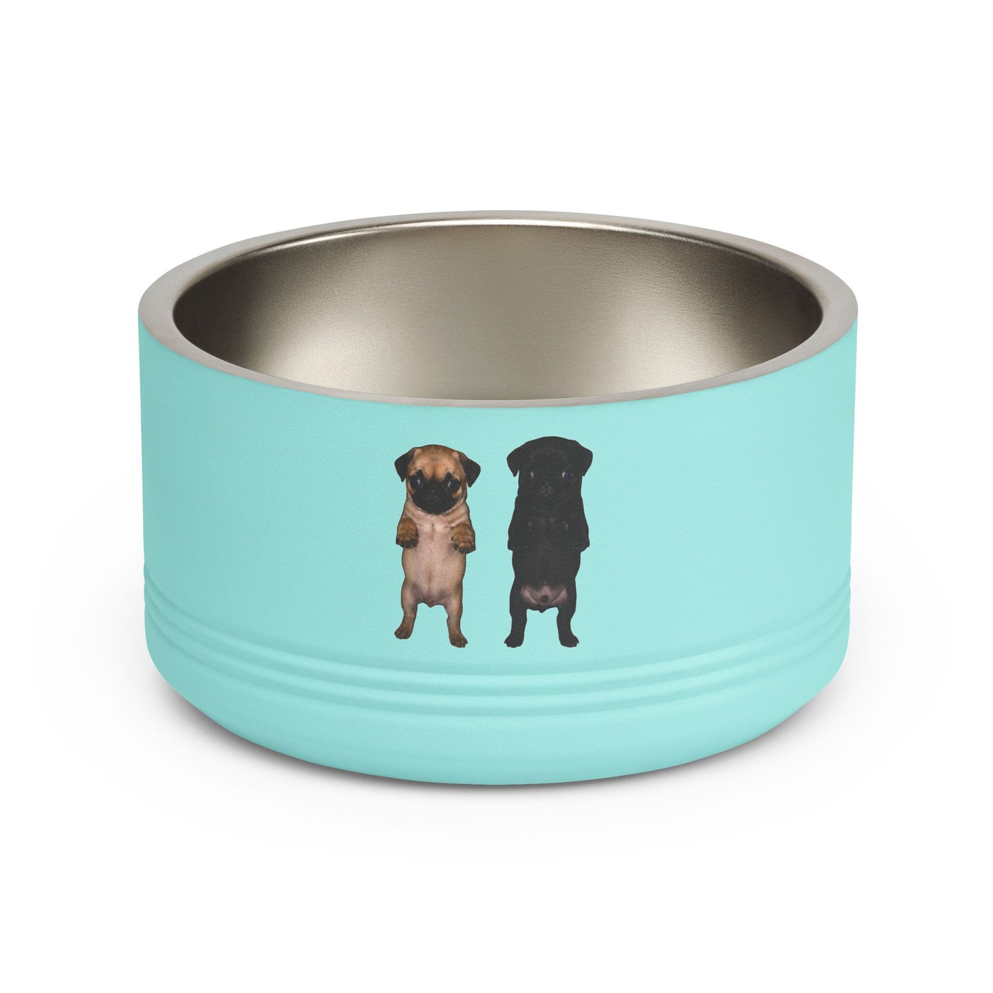 Cute Standing Puppy Dog Pet Bowl — Stainless 18oz Bowl