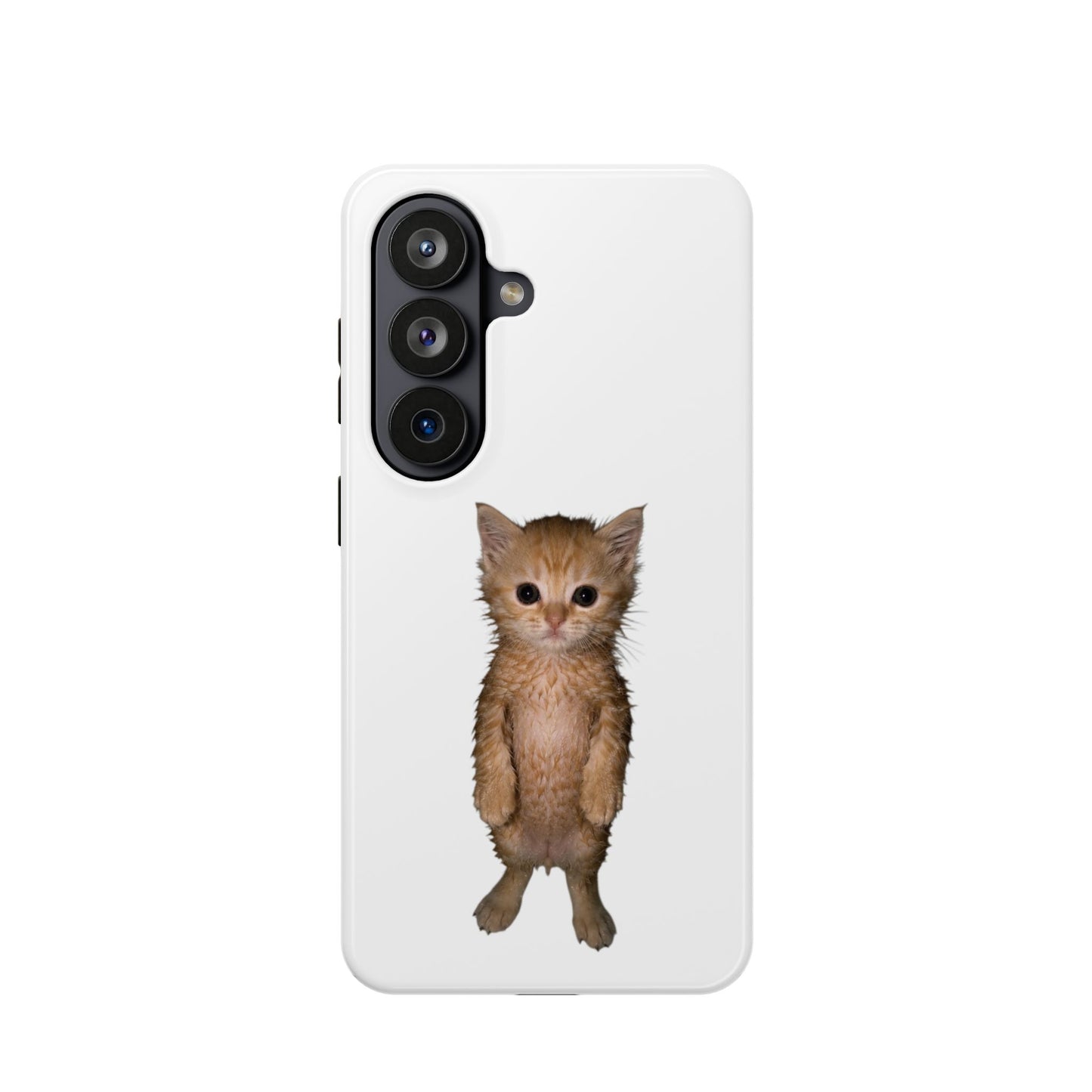 Cute Standing Kitten Magnetic Impact-Resistant Phone Case