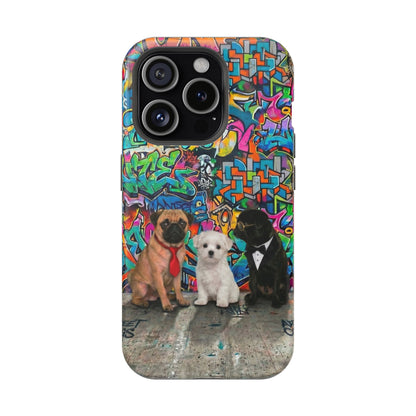 Puppy Squad Graffiti Phone Case — Impact-Resistant Protective Case