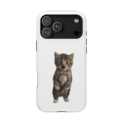 Cute Standing Kitten Magnetic Impact-Resistant Phone Case