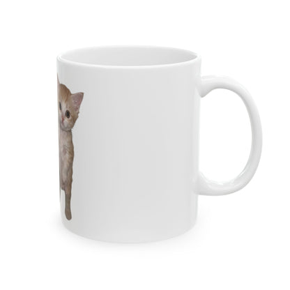 Cute Standing Kittens Ceramic Mug  (11oz or 15oz)