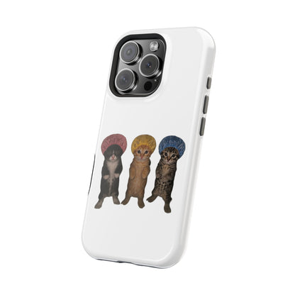 Cute Kittens in Bonnets  Magnetic Impact-Resistant Phone Case