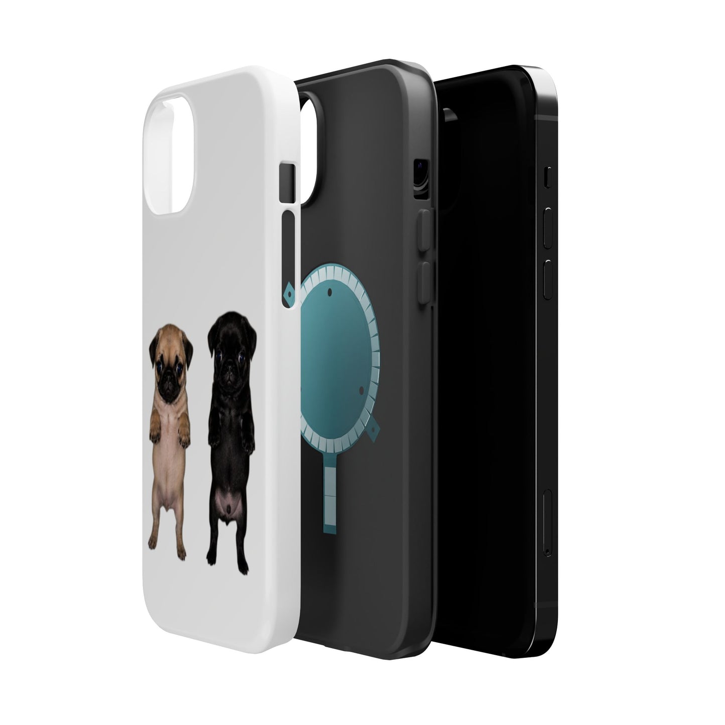 Pug Duo Magnetic Impact-Resistant Phone Case
