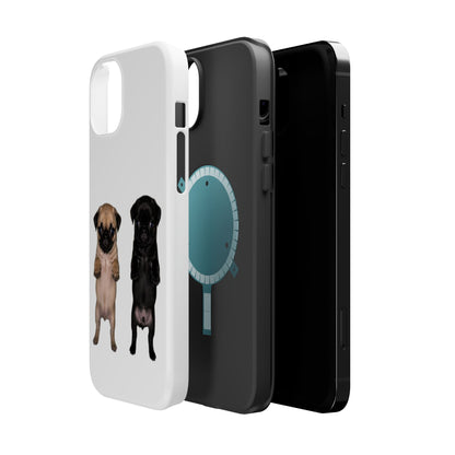 Pug Duo Magnetic Impact-Resistant Phone Case