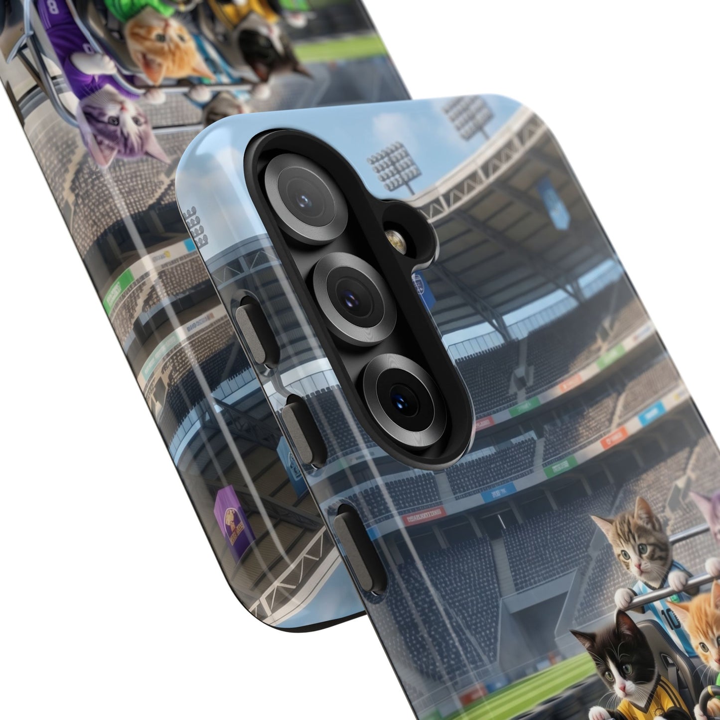 Racing Cats Tough Phone Case — Cute Kittens Driving Racecar Phone Cover
