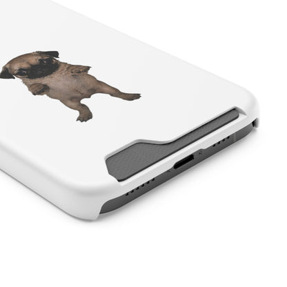 Pug Puppy Card-Holder Phone Case