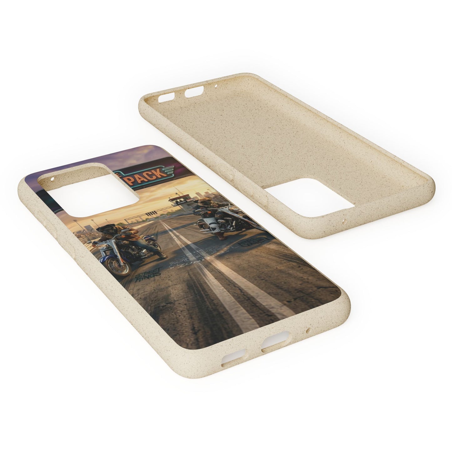 Motorcycle Road Trip Biodegradable Phone Case