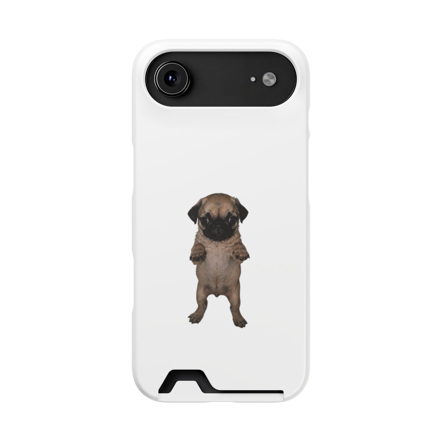 Pug Puppy Card-Holder Phone Case