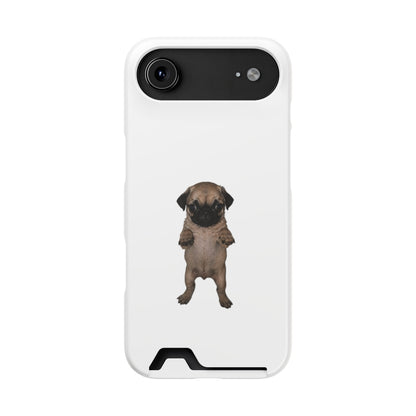 Pug Puppy Card-Holder Phone Case