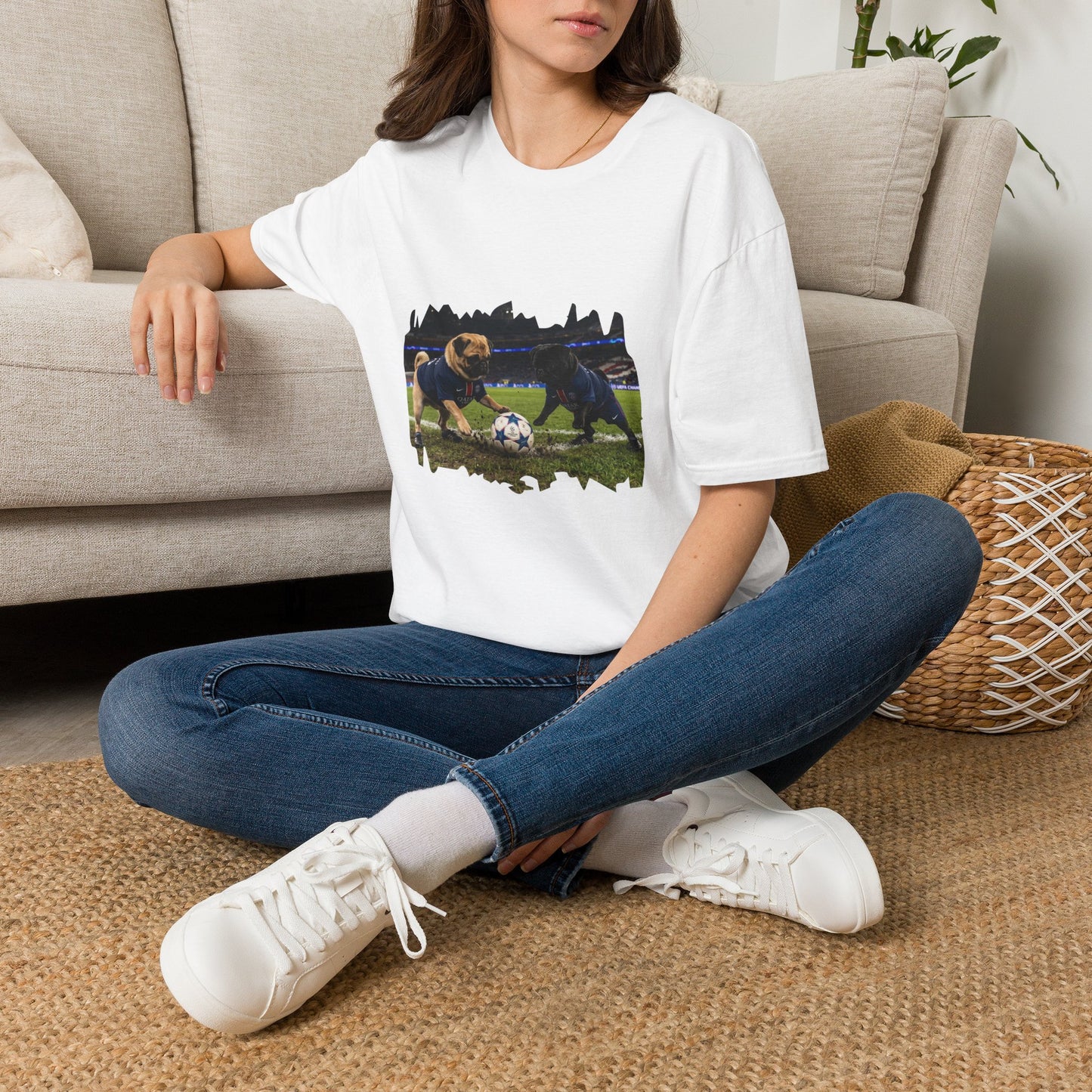 Soccer Puppies T-Shirt — Playful Puppy Soccer Match Tee