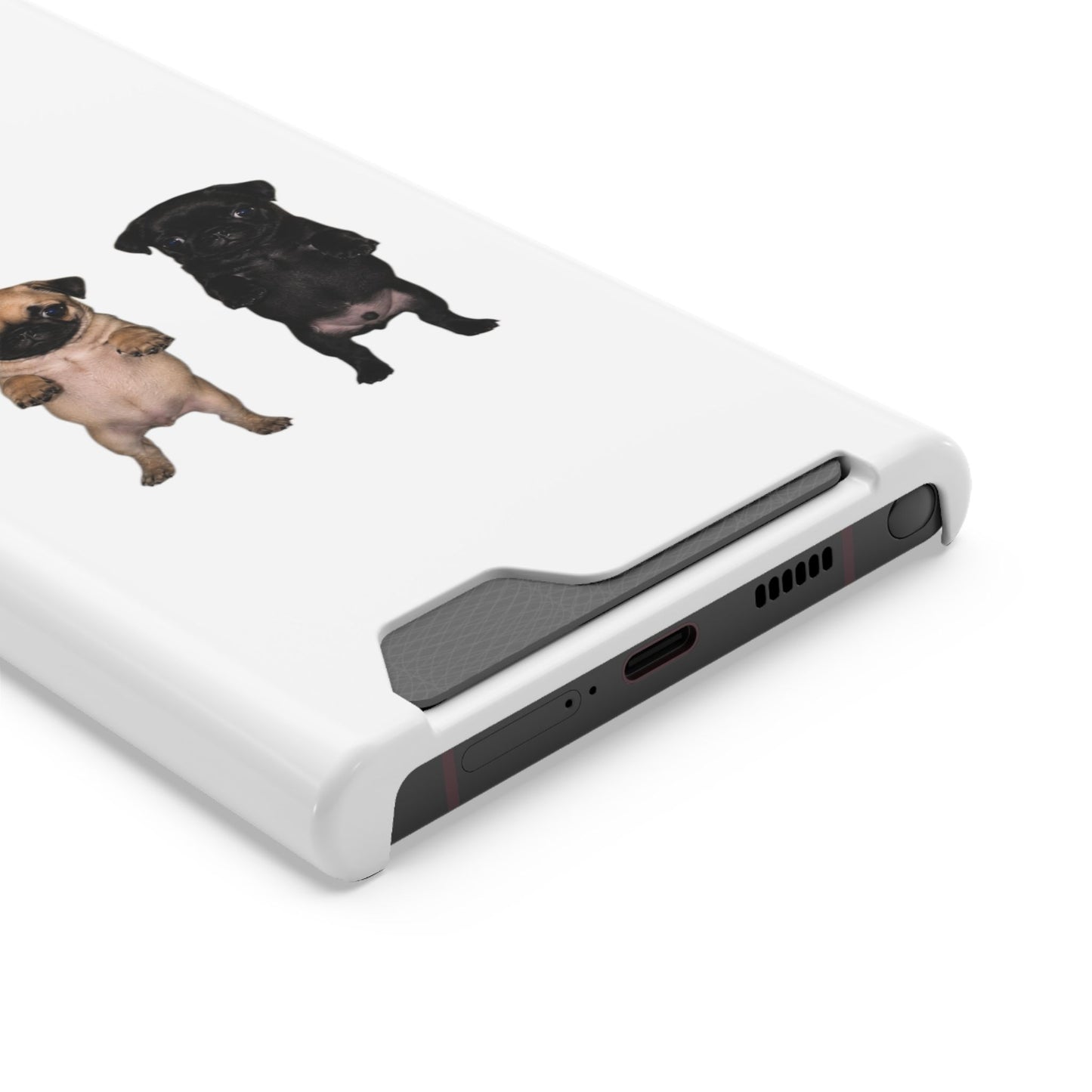 Pug Pair Card-Holder Phone Case