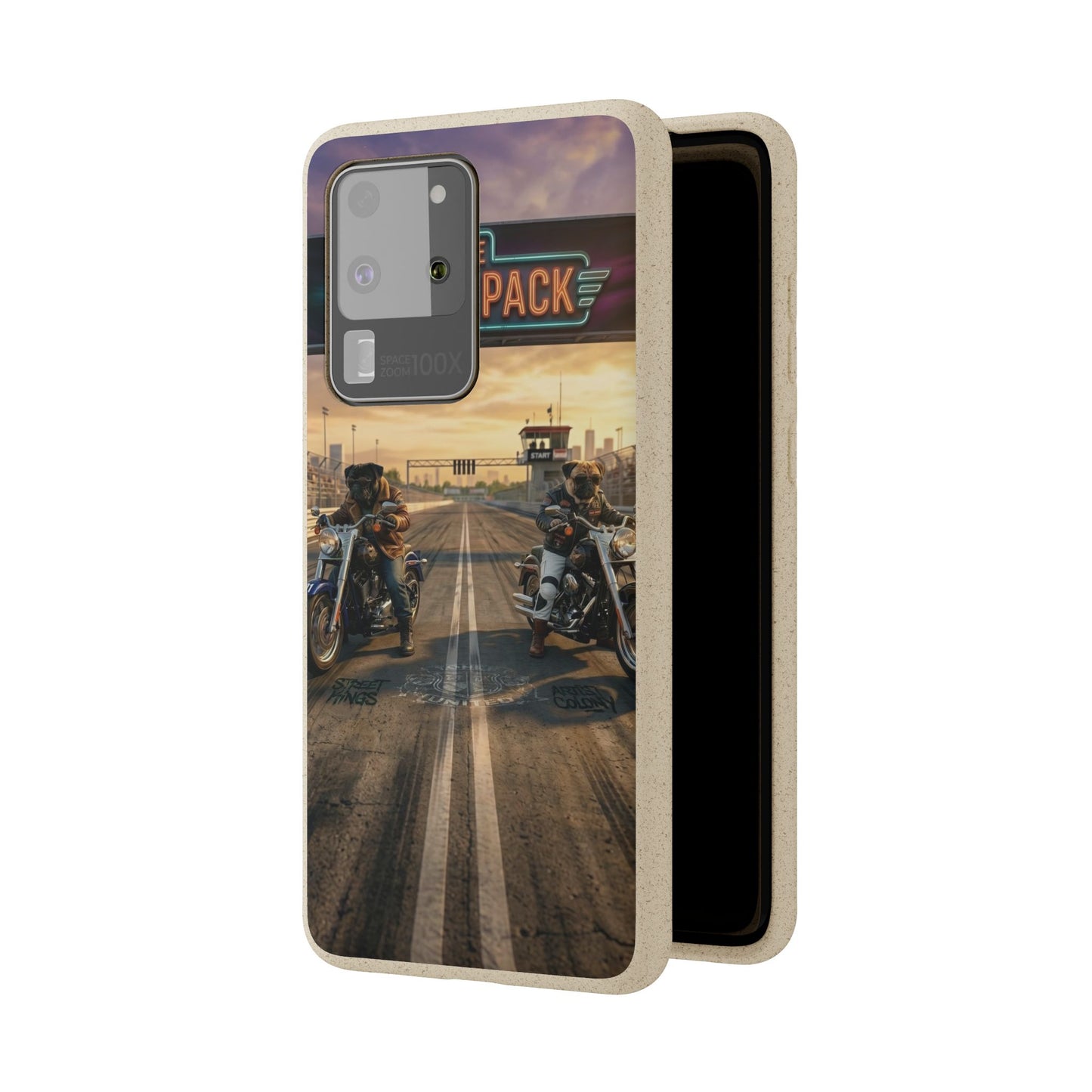 Motorcycle Road Trip Biodegradable Phone Case