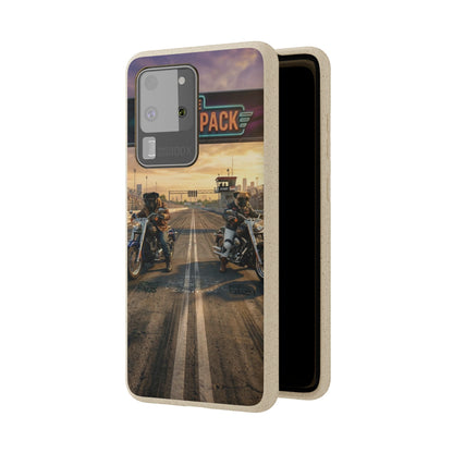 Motorcycle Road Trip Biodegradable Phone Case