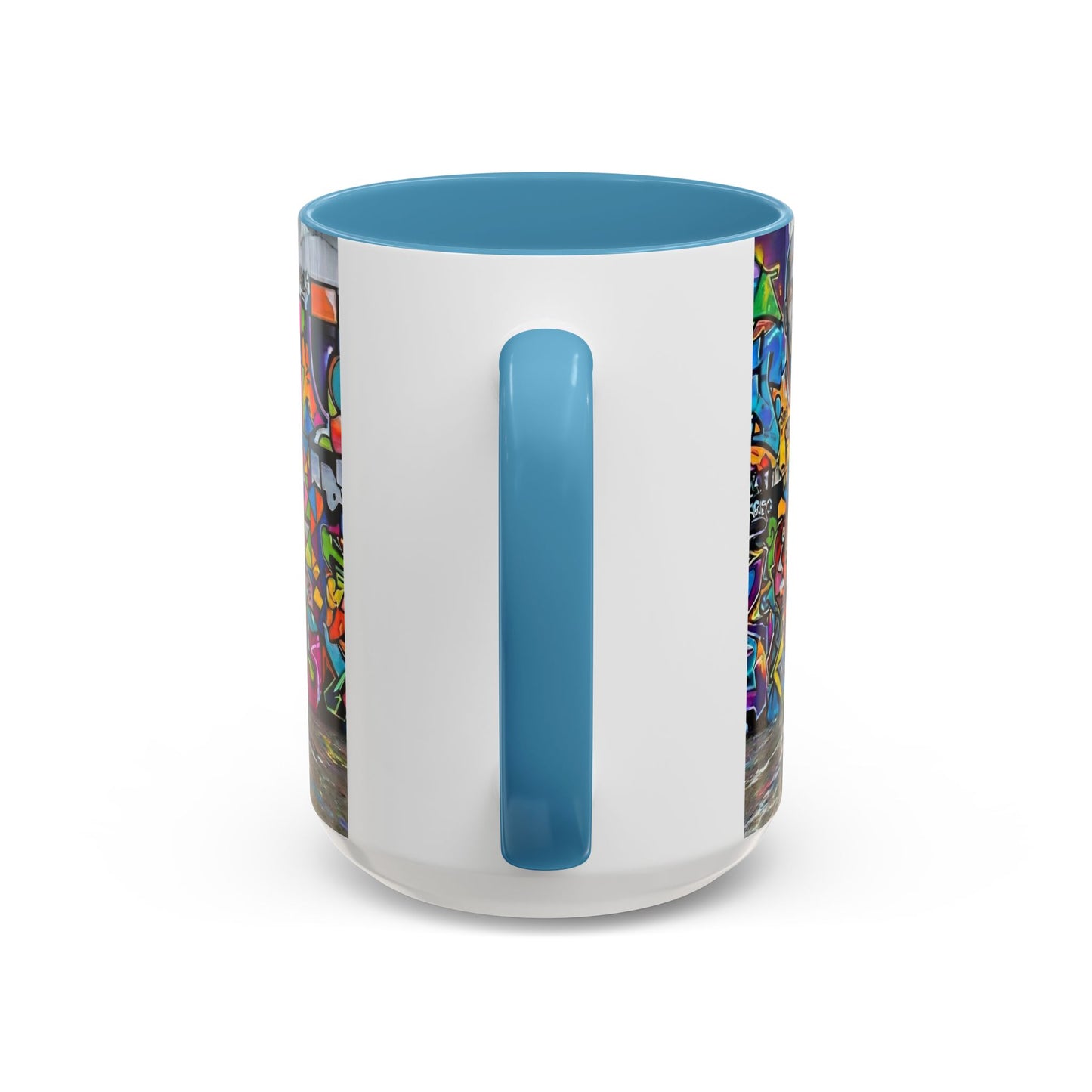 Graffiti Pets Coffee Mug — Colorful Street Art Dog & Cat Accent Mug (11/15oz)