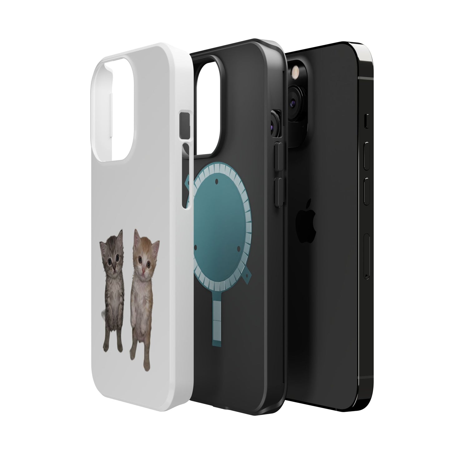 Duo Cute Kitten  Magnetic Impact-Resistant Phone Case