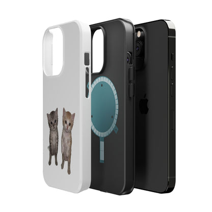 Duo Cute Kitten  Magnetic Impact-Resistant Phone Case