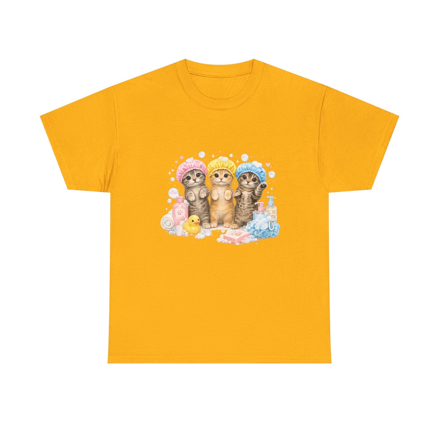 Cute Kittens Bath Time T-Shirt