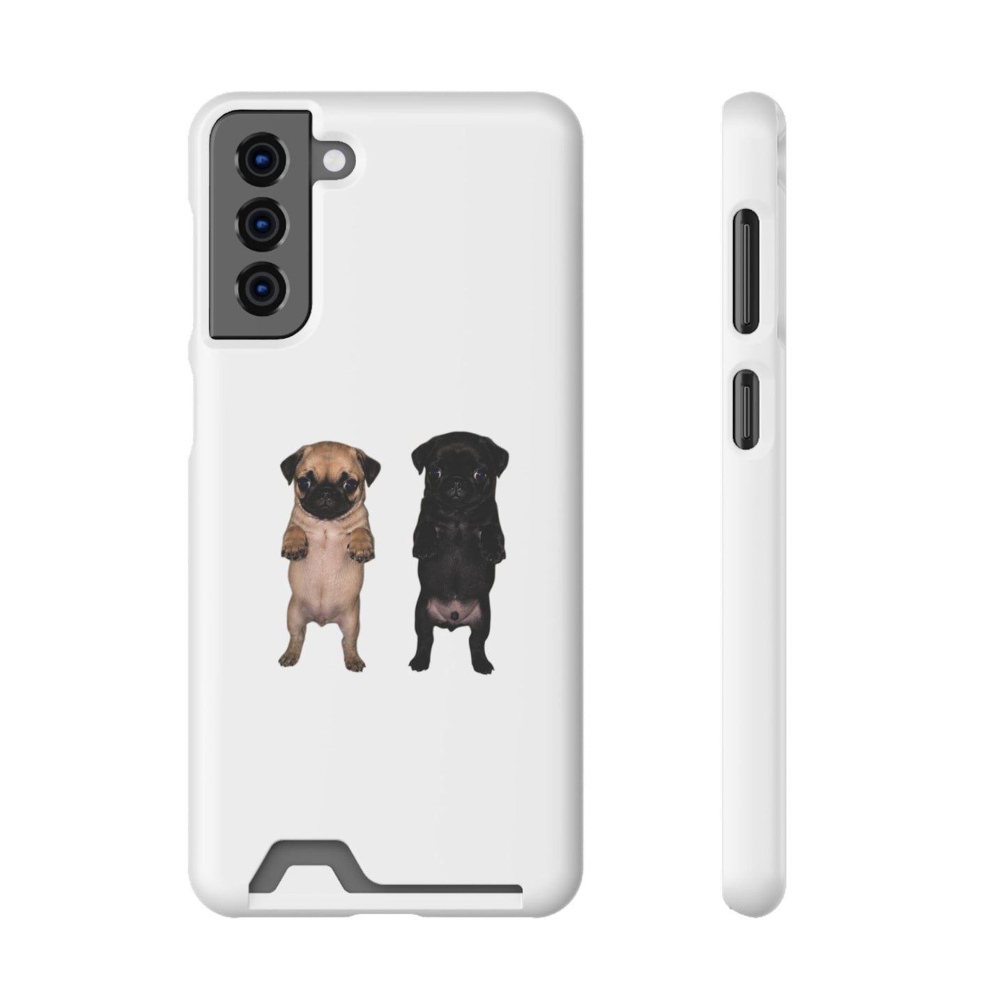 Pug Pair Card-Holder Phone Case