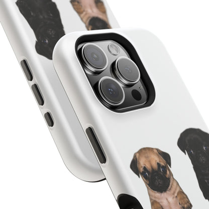 Pug Duo Magnetic Impact-Resistant Phone Case