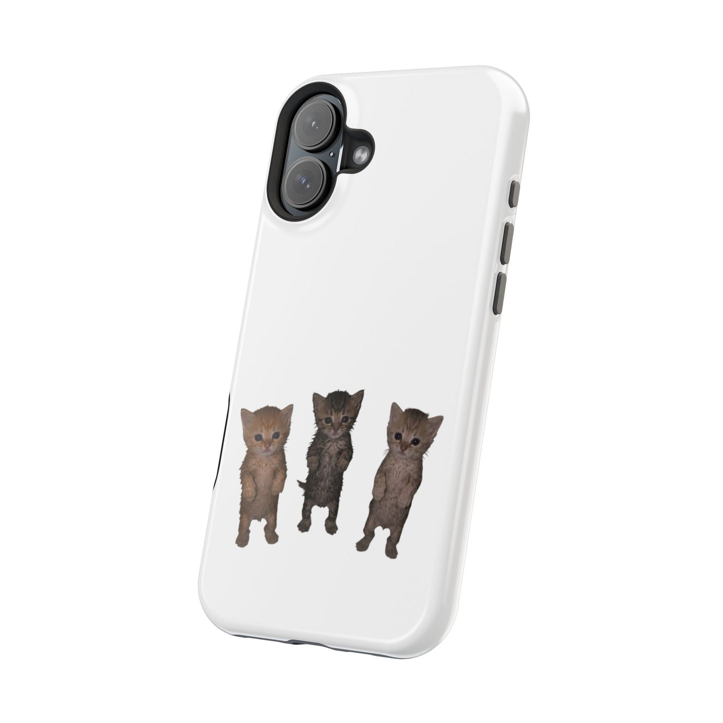 Cute Trio Kittens  Magnetic Impact-Resistant Phone Case