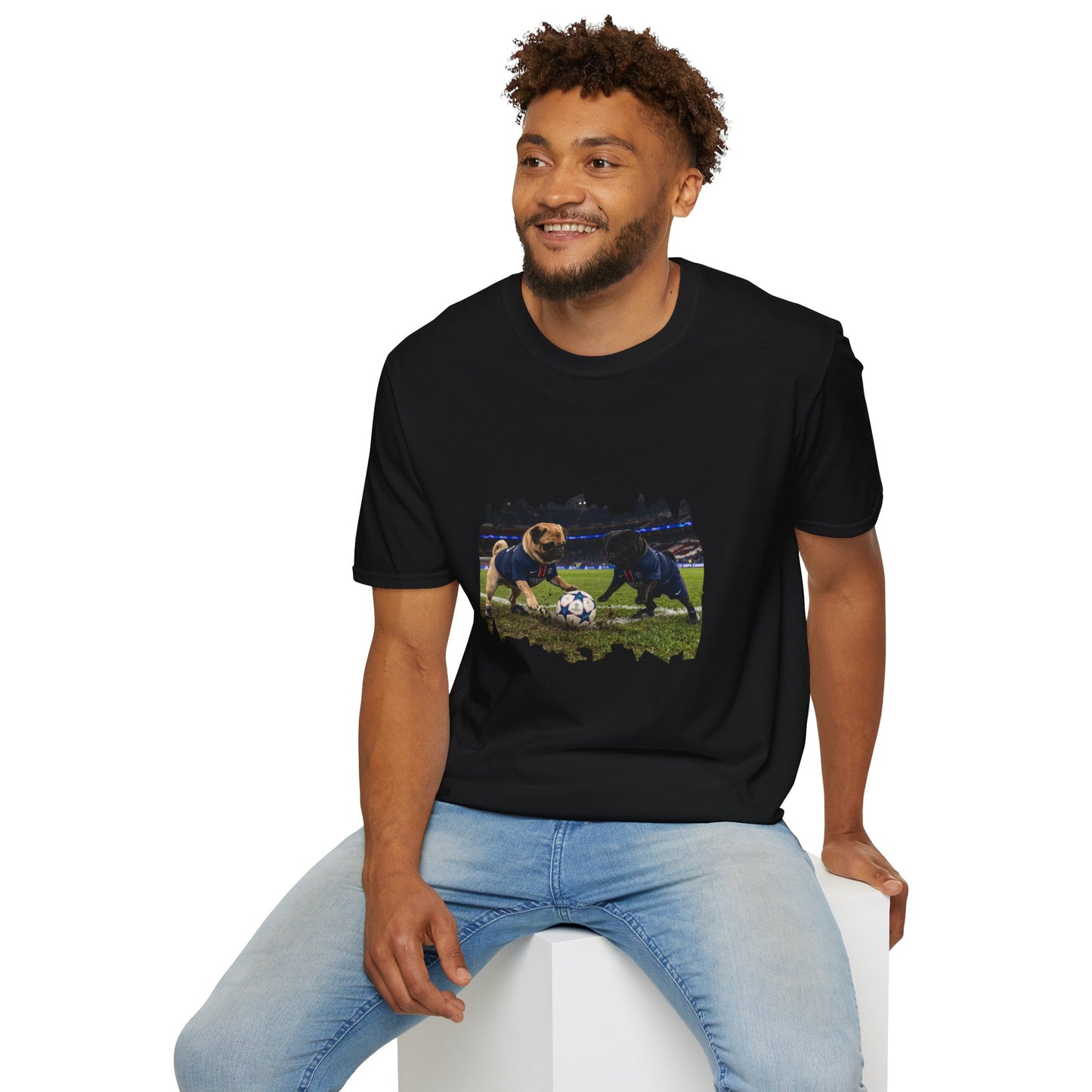 Soccer Puppies T-Shirt — Playful Puppy Soccer Match Tee