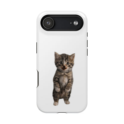 Cute Standing Kitten Magnetic Impact-Resistant Phone Case